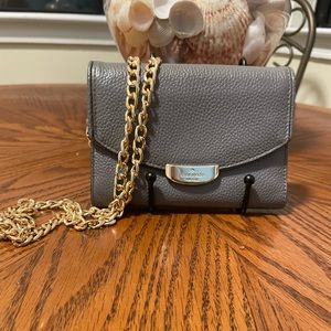 Kate Spade Grey Pebbled Leather Wallet